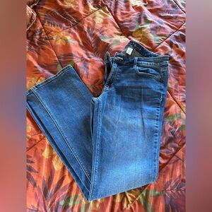 White House Black Market Dark Blue Slim Boot Cut Jeans